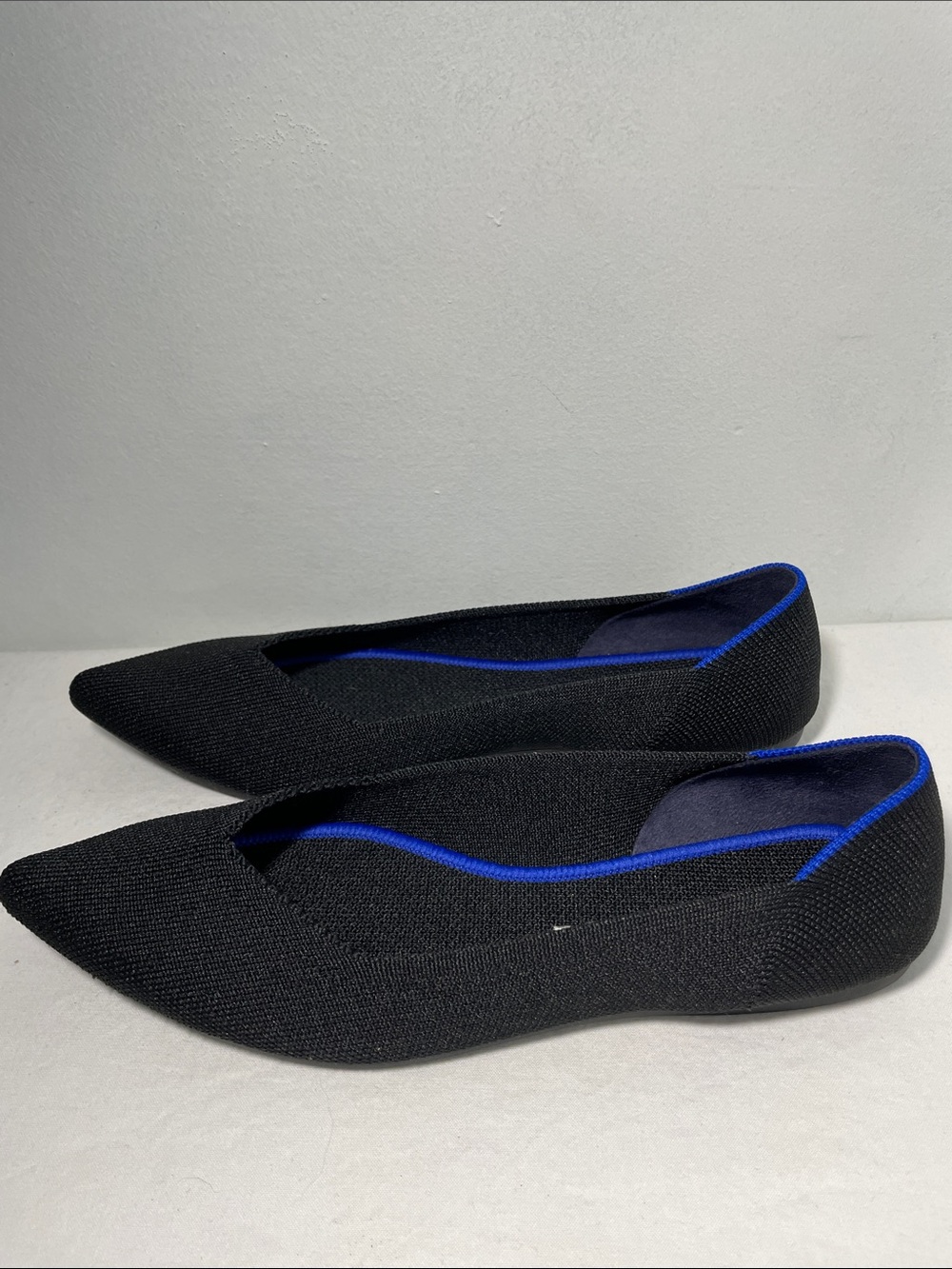 Rothy's The Point II Black Flats 8 - Picture 8 of 16